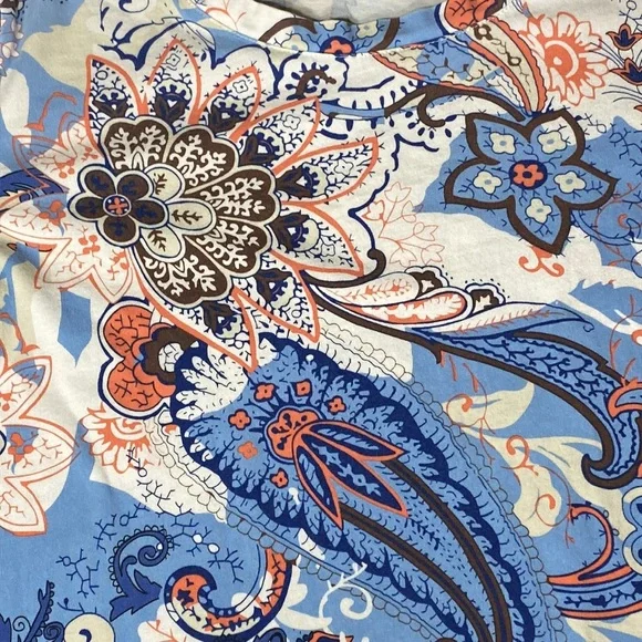 ORVIS Womens Paisley Long Sleeve Tee - Picture 4 of 6